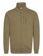 Bowman Zip Jacket Sport Sweatshirts & Hoodies Sweatshirts Khaki Green Sail Racing