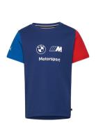 Bmw Mms Kids Ess Logo Tee Sport T-Kortærmet Skjorte Blue PUMA Motorsport