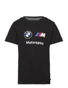 Bmw Mms Kids Ess Logo Tee Sport T-Kortærmet Skjorte Black PUMA Motorsport