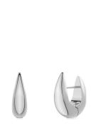 Crest Hoops S Accessories Jewellery Earrings Hoops Silver Edblad