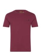 Custom Slim Fit Jersey Crewneck T-Shirt Designers T-Kortærmet Skjorte Red Polo Ralph Lauren