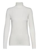 Slhanadi Rollneck Ls Tops T-shirts & Tops Long-sleeved White Soaked In Luxury