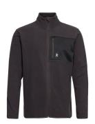 Fleece Jacket Sport Sweatshirts & Hoodies Fleeces & Midlayers Black Bula