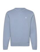 30/1 Double Knt Cvc-Lsl-Knt Tops Sweatshirts & Hoodies Sweatshirts Blue Polo Ralph Lauren