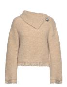 Gillian - Luxe Boucle Tops Knitwear Jumpers Beige Day Birger Et Mikkelsen