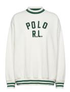 Logo Fleece Sweatshirt Tops Sweatshirts & Hoodies Sweatshirts White Polo Ralph Lauren