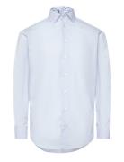 Poplin W. Paisley Contrast Tops Shirts Business Blue Bosweel Shirts Est. 1937