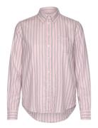 Reg Stripe Archive Oxford Bd Shirt Tops Shirts Long-sleeved Pink GANT