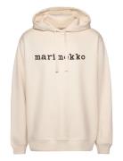 Termi Logo Placement Tops Sweatshirts & Hoodies Hoodies Cream Marimekko