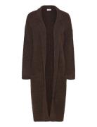 Gelasz Long Cardigan Tops Knitwear Cardigans Brown Saint Tropez