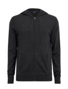 Mode Merino Zip Hoody Tops Sweatshirts & Hoodies Hoodies Grey AllSaints