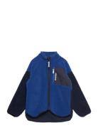 Playtime Pile Midlayer Jacket Outerwear Fleece Outerwear Fleece Jackets Blue Viking