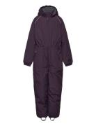 Nylon Junior Suit - Solid Outerwear Coveralls Snow-ski Coveralls & Sets Purple Mikk-line