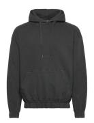 Rrandy Sweat Hood Over D Fit Tops Sweatshirts & Hoodies Hoodies Black Redefined Rebel