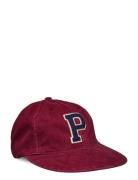 Cotton Twill Ball Cap Accessories Headwear Caps Burgundy Polo Ralph Lauren