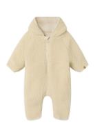 Nbnnaolin Sherpa Suit Lil Outerwear Coveralls Snow-ski Coveralls & Sets Cream Lil'Atelier