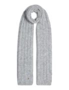 Th Timeless Scarf Accessories Scarves Winter Scarves Grey Tommy Hilfiger