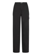 Brushed Cotton Cargo Pant Bottoms Trousers Cargo Pants Black Calvin Klein Jeans