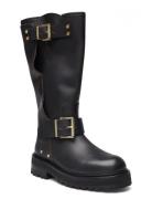 Tay Biker Boot Shoes Boots Ankle Boots Ankle Boots Flat Heel Black AllSaints