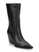 Gavello Black Calf Shoes Boots Ankle Boots Ankle Boots With Heel Black ATP Atelier