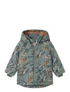 Nmmmax Jacket Aop Outerwear Jackets & Coats Winter Jackets Green Name It