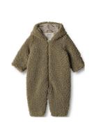 Pile Suit Bambi Outerwear Fleece Outerwear Fleece Suits Khaki Green Wheat