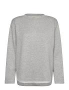 Gincentiw Melange Crewneck Tops Sweatshirts & Hoodies Sweatshirts Grey InWear