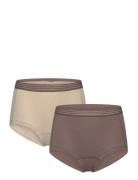 Nkfhipster 2P Peyote Noos Night & Underwear Underwear Panties Beige Name It