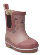 Short Winter Wellies - Aop Shoes Rubberboots High Rubberboots Pink Mikk-line