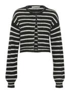 Debbiegz Short Cardigan Tops Knitwear Cardigans Black Gestuz