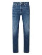 Slh175-Slim Leon 6432 M.b Super Jns Bottoms Jeans Slim Blue Selected Homme