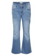 Vmriver Hr Flared Dnm Jeans Yo358 Girl Bottoms Jeans Wide Jeans Blue Vero Moda Girl