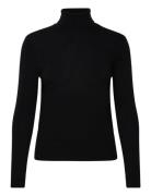 Turtle Neck Sweater Tops Knitwear Turtleneck Black United Colors Of Benetton