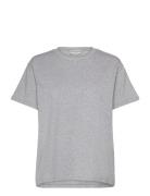 Bs Luna T-Shirt Tops T-shirts & Tops Short-sleeved Grey Bruun & Stengade