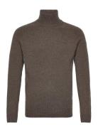 Bs Barbeau Regular Fit Knitwear Tops Knitwear Turtlenecks Brown Bruun & Stengade