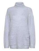 Rodebjer Faith Tops Knitwear Turtleneck Blue RODEBJER