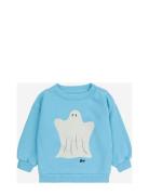 Baby Funny Ghost Sweatshirt Tops Sweatshirts & Hoodies Sweatshirts Blue Bobo Choses