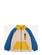 Baby Little Tin Soldier Quilted Zipped Sweatshirt Tops Sweatshirts & Hoodies Sweatshirts Multi/patterned Bobo Choses