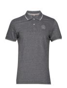 Bhnate Polo Noos Tops Polos Short-sleeved Grey Blend