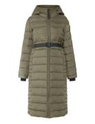 Kleo Wns Parka L Outerwear Parka Coats Green Didriksons