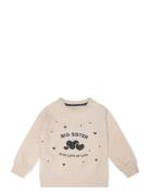 Finley Big Sister Sweatshirt Tops Sweatshirts & Hoodies Sweatshirts Beige That's Mine