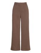 Frlea Pa 4 Bottoms Trousers Wide Leg Brown Fransa