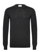 Bs Jupiter Regular Fit Knitwear Tops Knitwear Round Necks Grey Bruun & Stengade