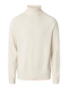 Tomas Turtle Neck Sweater Tops Knitwear Turtlenecks White Lexington Clothing