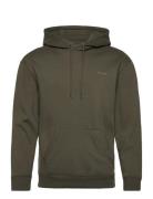 Bhdownton Hood Sweat Noos Tops Sweatshirts & Hoodies Hoodies Khaki Green Blend