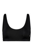 Nike W Scoop Neck Bikini Top S Swimwear Bikinis Bikini Tops Bandeau Bikinitops Black NIKE SWIM