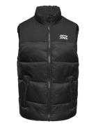 Jjetoby Bodywarmer Collar Mni Foret Vest Black Jack & J S