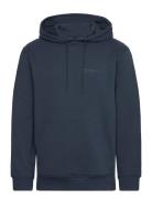 Institutional Hoodie Tops Sweatshirts & Hoodies Hoodies Navy Calvin Klein Jeans