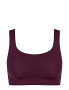 Sloggi Zero Feel 2.0 Top Lingerie Bras & Tops Soft Bras Tank Top Bras Burgundy Sloggi