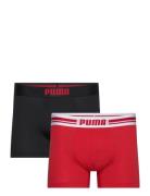 Puma Men Everyday Placed Logo Boxers 2P Boxershorts Multi/patterned PUMA